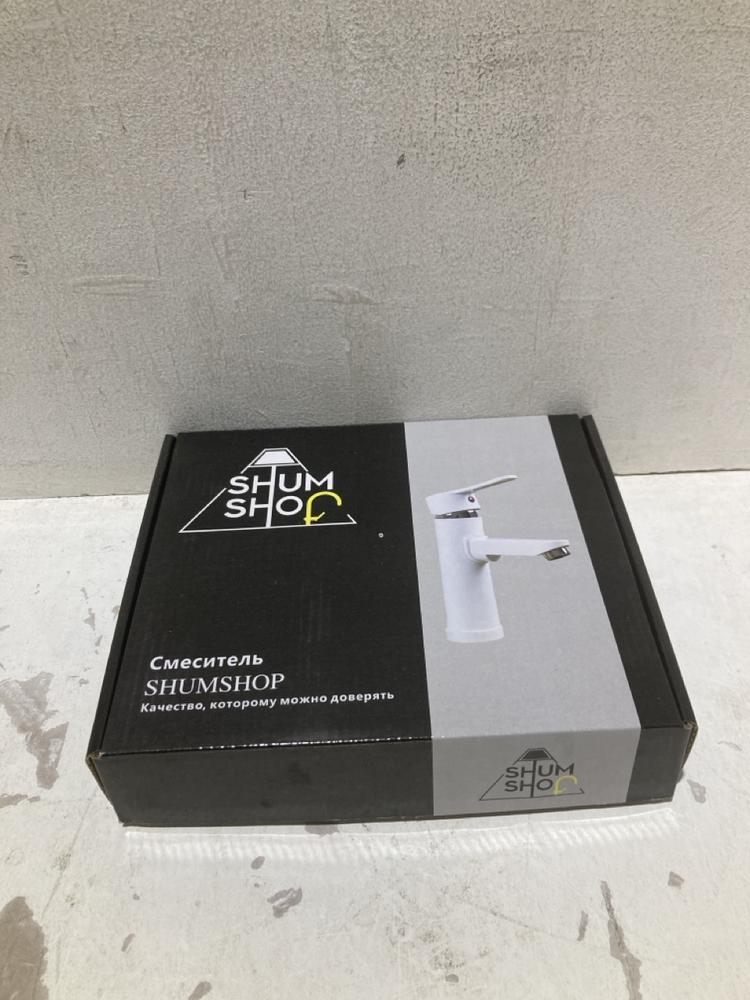 Lot 940  
            Birmingham SR108 - Parcel Delivery Only 

                
SHUM SHOP WHITE MIXER TAP FAUCET