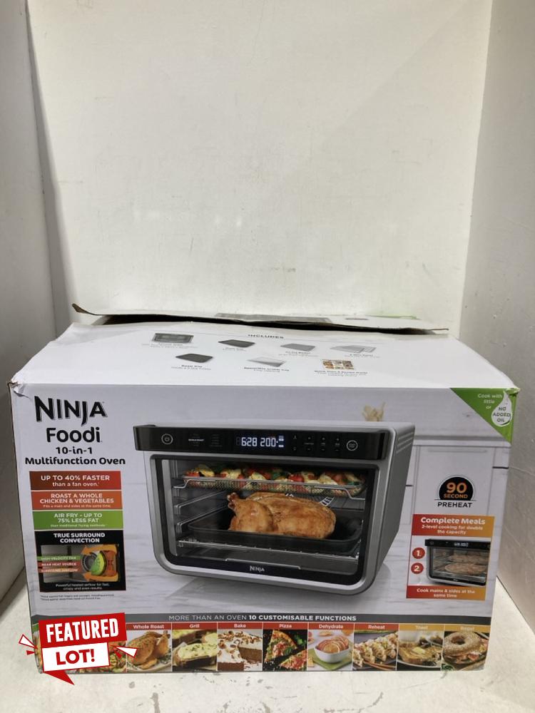 Lot 94  
            Birmingham SR108 - Parcel Delivery Only 

                
NINJA FOODI 10-IN-1 MULTIFUNCTIONAL OVEN ORIGINAL RRP £270