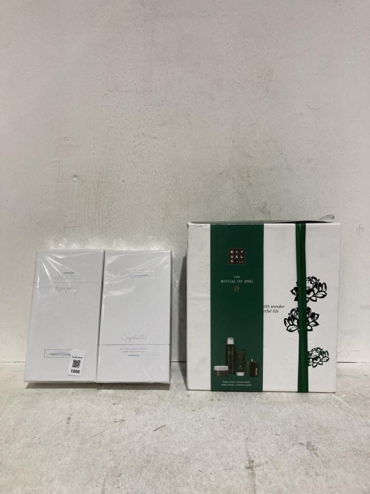 Lot 1006  
            Birmingham SR107 - Parcel Delivery Only 

                
ASSORTED BEAUTY PRODUCTS TO INCLUDE THE WHITE COMPANY SEYCHELLES BATH BODY GIFT SET