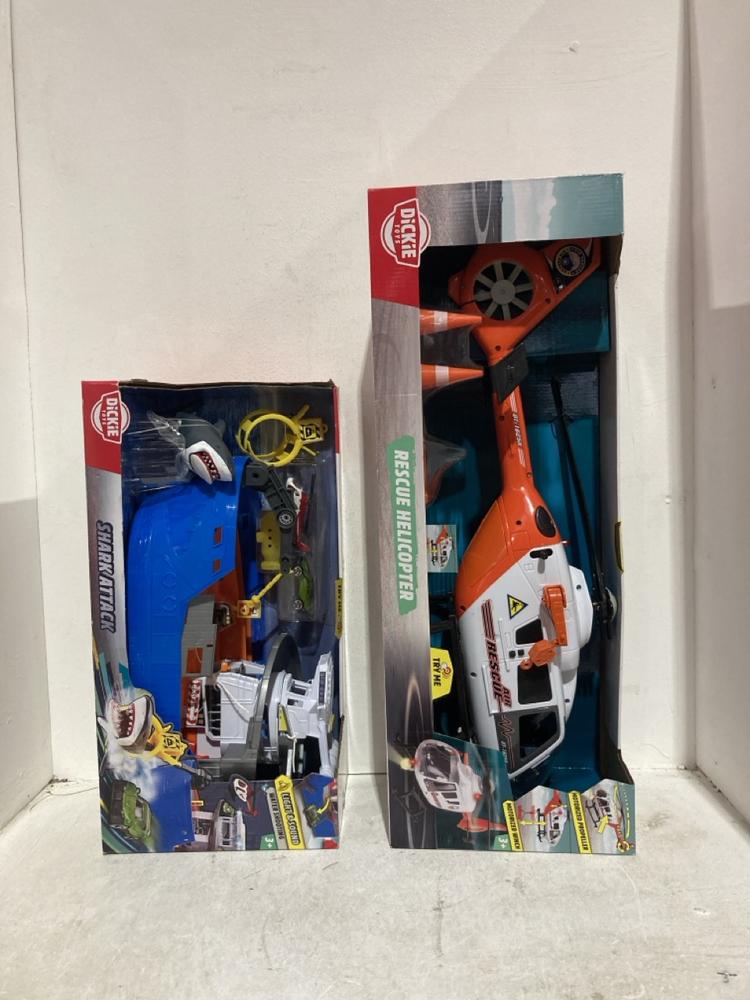 Lot 1009  
            Birmingham SR107 - Parcel Delivery Only 

                
ASSORTED BOYS TOYS TO INCLUDE DICCKIE TOYS SHARK ATTACK PLAY SET