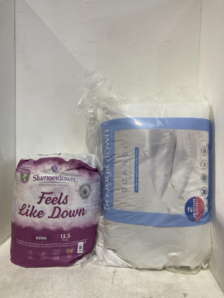 Lot 1030  
            Birmingham SR107 - Parcel Delivery Only 

                
ASSORTED LINEN TO INCLUDE SLUMBERDOWN FEELS LIKE DOWN KING TOG 13.5