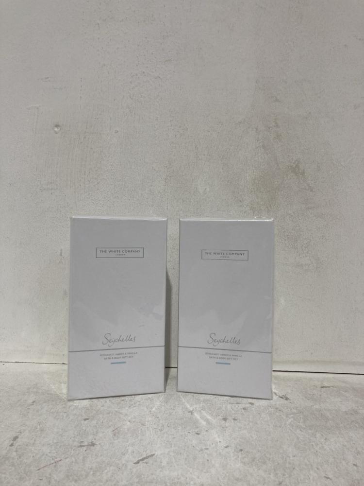 Lot 1039  
            Birmingham SR107 - Parcel Delivery Only 

                
2 X ASSORTED BEAUTY PRODUCTS TO INCLUDE THE WHITE COMPANY SEYCHELLES BATH BODY GI...
