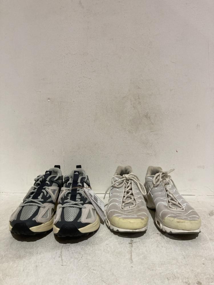 Lot 1064  
            Birmingham SR107 - Parcel Delivery Only 

                
2 X ASSORTED TRAINERS TO INCLUDE WHITE TN TRAINERS SIZE 9