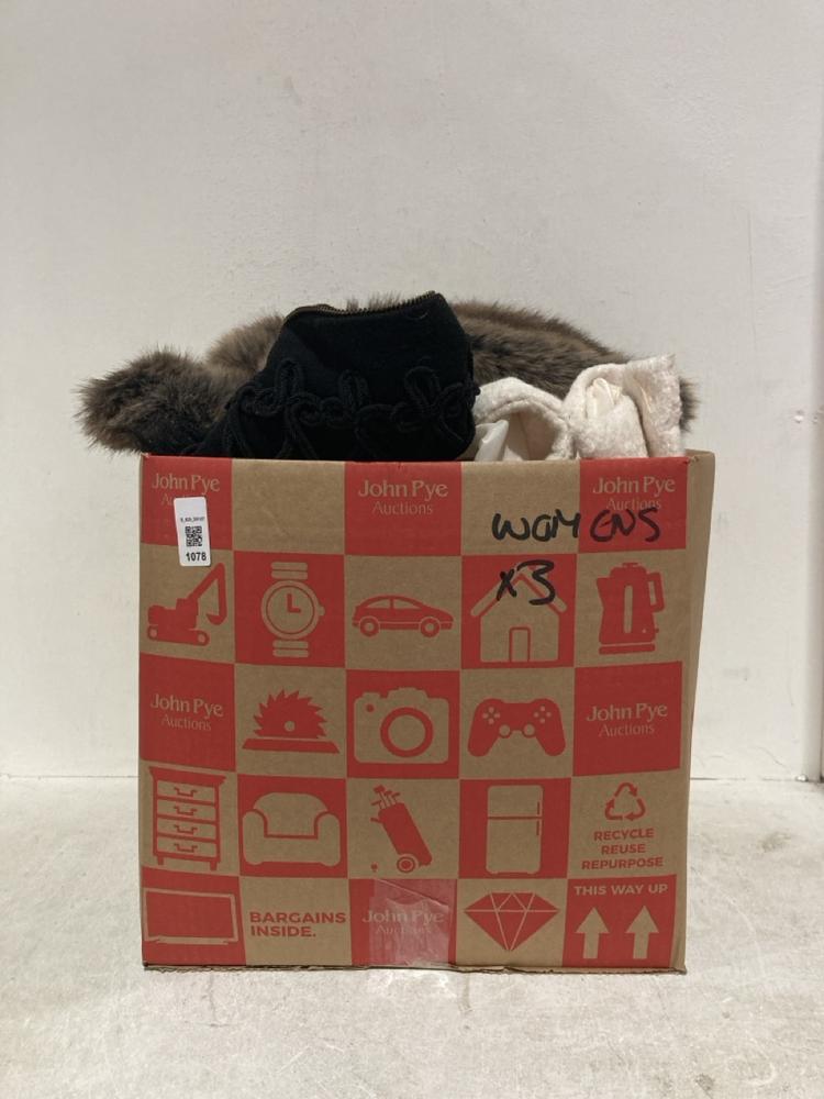Lot 1078  
            Birmingham SR107 - Parcel Delivery Only 

                
3 X WOMENS COATS TO INCLUDE FUR COAT SIZE 30