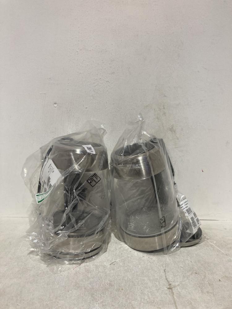 Lot 107  
            Birmingham SR107 - Parcel Delivery Only 

                
JOHN LEWIS & PARTNERS TO INCLUDE 2 X GLASS KETTLE