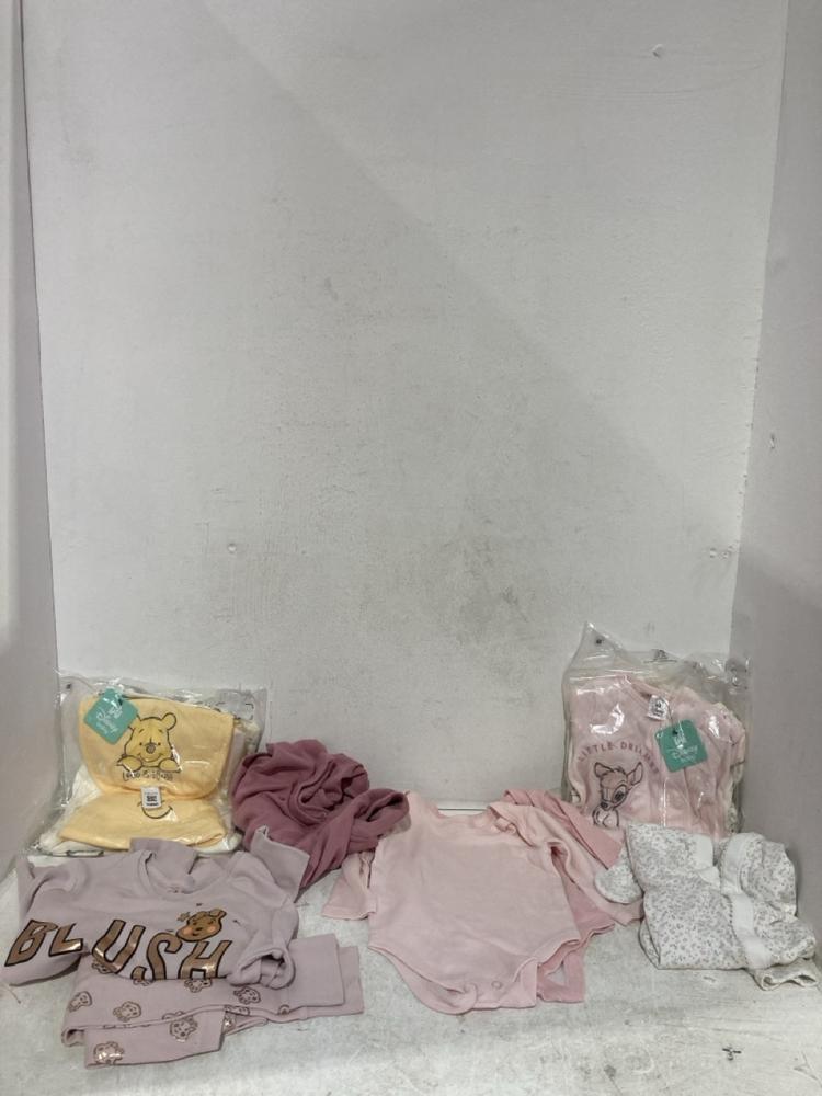 Lot 1090  
            Birmingham SR107 - Parcel Delivery Only 

                
ASSORTED BABY GIRLS CLOTHING TO INCLUDE WINNIE THE POOH LOVE & HUGS HAT AND BABYG...