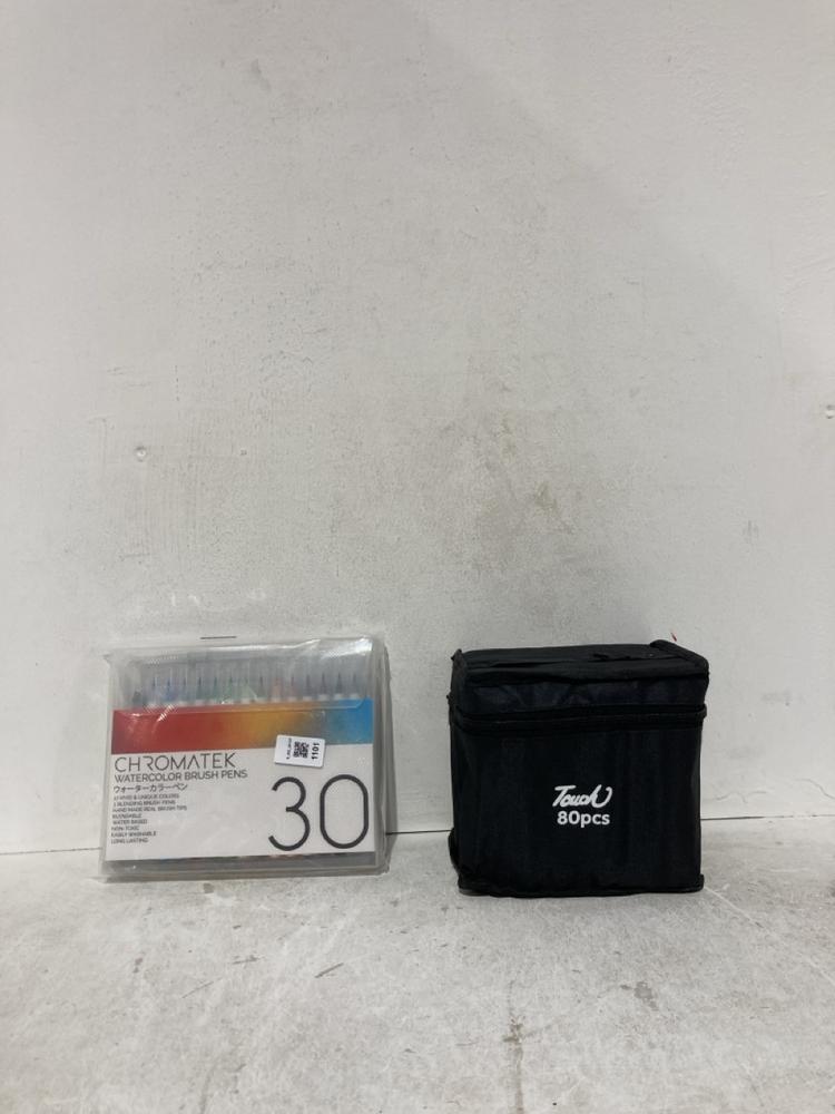 Lot 1101  
            Birmingham SR107 - Parcel Delivery Only 

                
ASSORTED ARTIST ITEMS TO INCLUDE CHROMATEK WATERCOLOUR BRUSH PENS