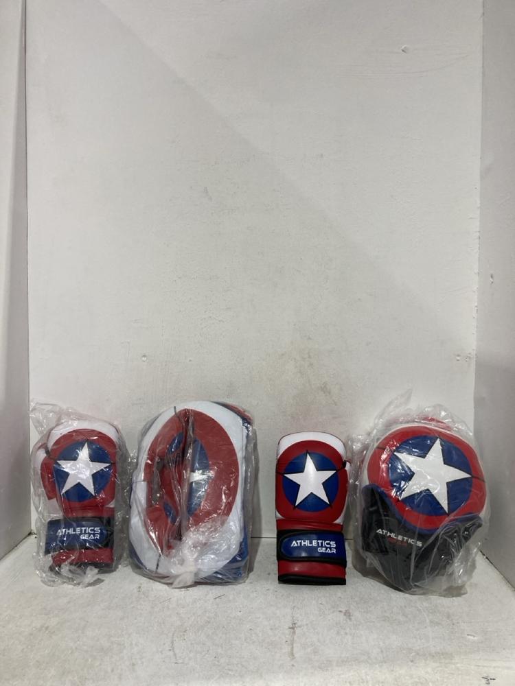 Lot 1103  
            Birmingham SR107 - Parcel Delivery Only 

                
ATHLETICS GEAR BOXING EQUIPMENT TO INCLUDE GLOVES PADS +HEAD GUARD