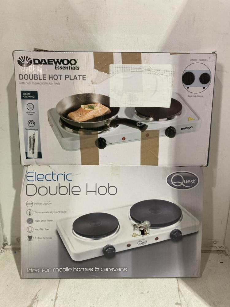 Lot 1108  
            Birmingham SR107 - Parcel Delivery Only 

                
ASSORTED KITCHENWARE TO INCLUDE QUEST ELECTRIC DOUBLE HOB