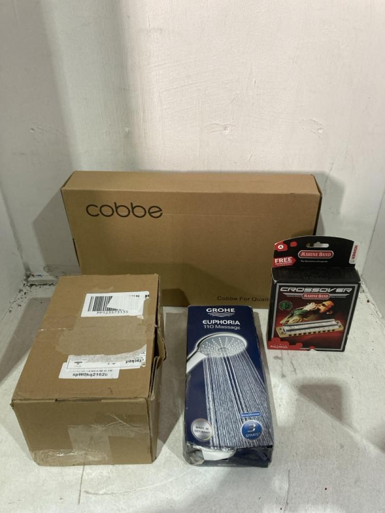 Lot 1128  
            Birmingham SR107 - Parcel Delivery Only 

                
ASSORTED PLUMBING ITEMS TO INCLUDE COBBE KITCHEN FAUCET SILVER