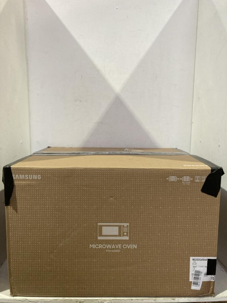 Lot 1134  
            Birmingham SR107 - Parcel Delivery Only 

                
SAMSUNG MW4000D GRILL SOLO MICROWAVE OVEN 32L