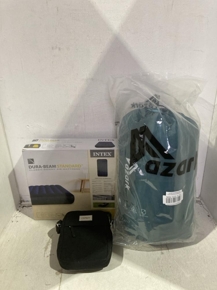 Lot 1137  
            Birmingham SR107 - Parcel Delivery Only 

                
ASSORTED CAMPING ITEMS TO INCLUDE DURABEAM STANDARD AIR MATTRESS