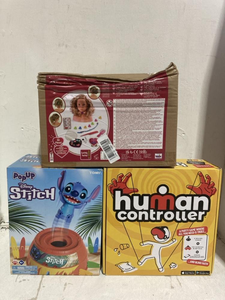 Lot 1153  
            Birmingham SR107 - Parcel Delivery Only 

                
ASSORTED CHILDRENS TOYS TO INCLUDE LILO & STITCH POP UP STITCH