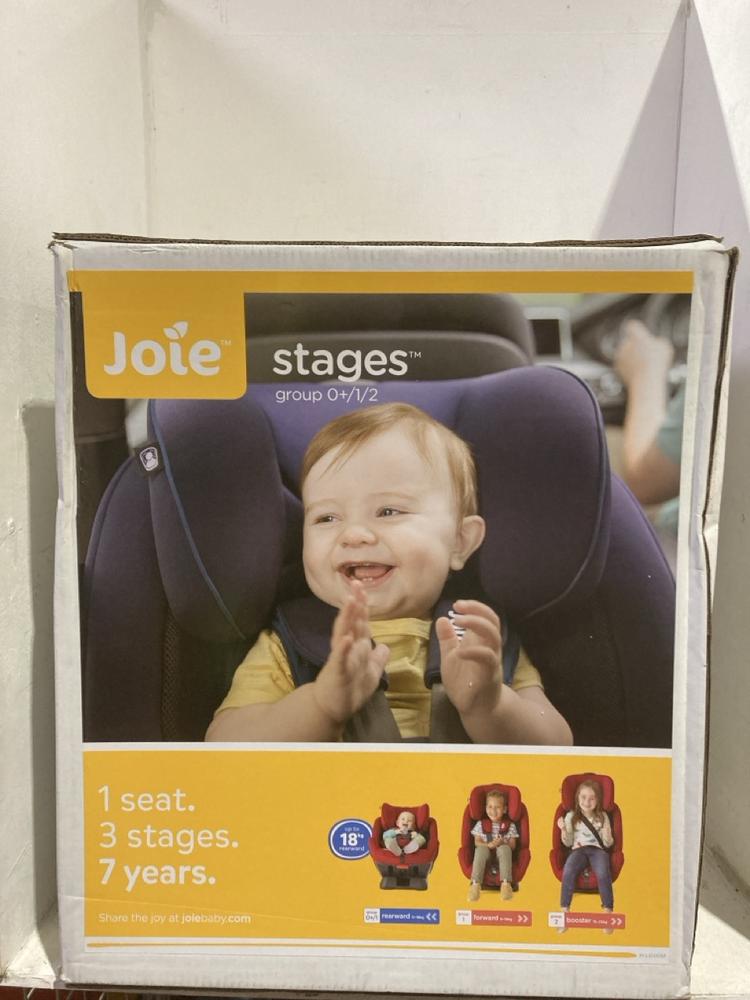 Lot 1157  
            Birmingham SR107 - Parcel Delivery Only 

                
JOIE STAGE 0/1/2 CAR SEAT FOR UP TO 7 YEARS OLD