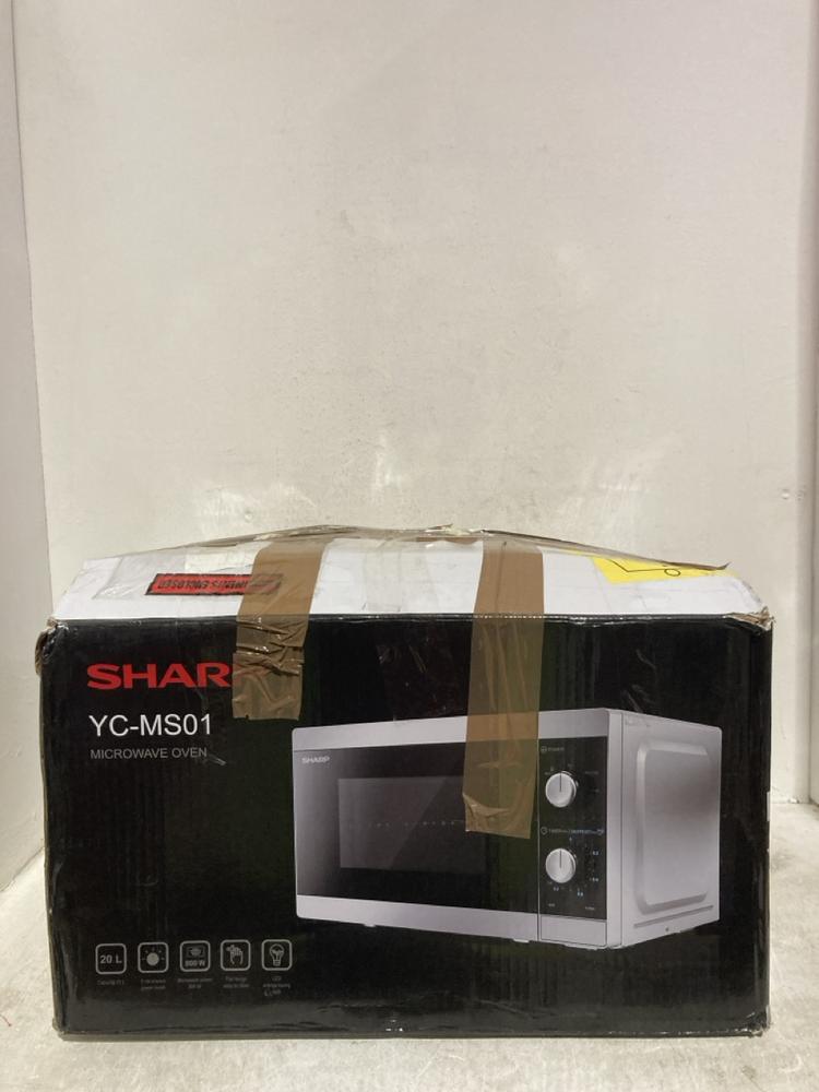 Lot 1167  
            Birmingham SR107 - Parcel Delivery Only 

                
SHARP YC-MS01 SOLO MICROWAVE 20L 800W