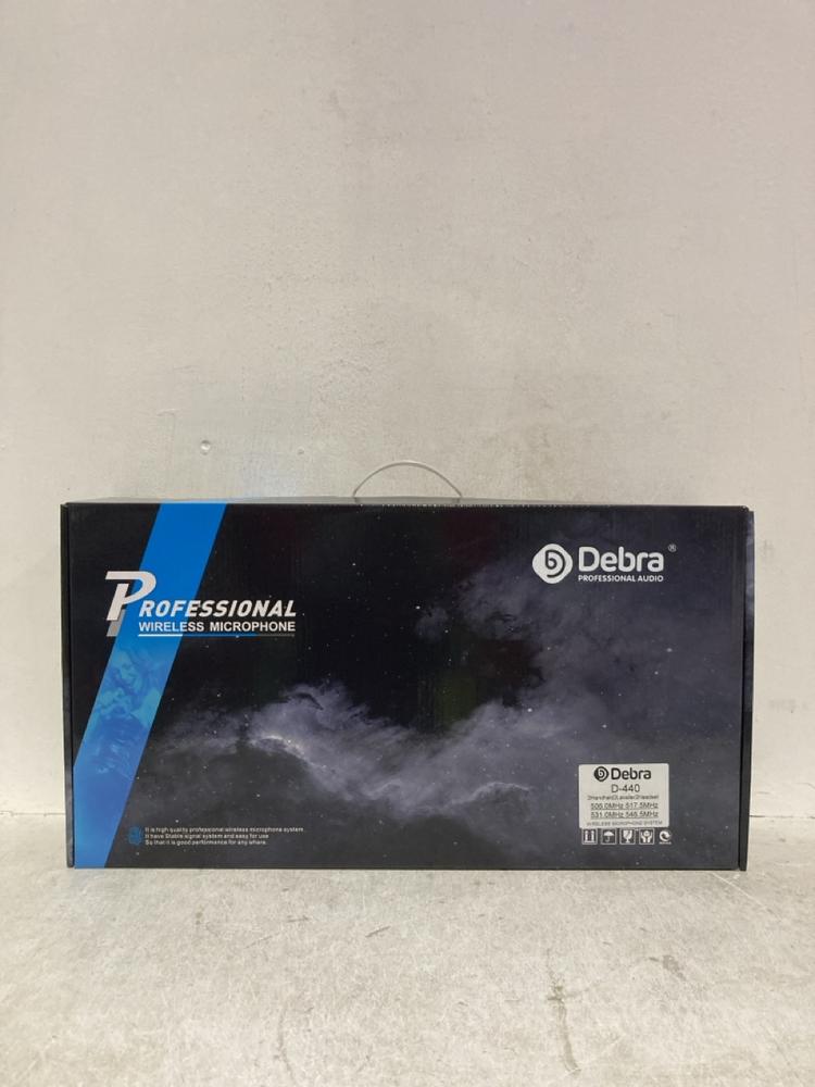 Lot 1172  
            Birmingham SR107 - Parcel Delivery Only 

                
DEBRA D-440 4 CHANNEL WIRELESS MICROPHONE SYSTEM