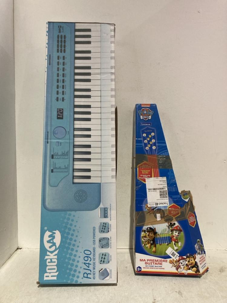 Lot 1173  
            Birmingham SR107 - Parcel Delivery Only 

                
ASSORTED CHILDRENS MUSICAL INSTRUMENTS TO INCLUDE ROCK JAM RJ 490 49 KEY MUSIC KE...