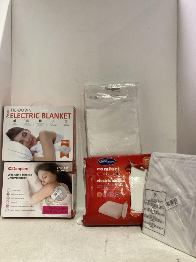 Lot 1177  
            Birmingham SR107 - Parcel Delivery Only 

                
ASSORTED LINEN TO INCLUDE DIMPLEX WASHABLE HEATED UNDERBLANKET 4 HEAT LEVELS
