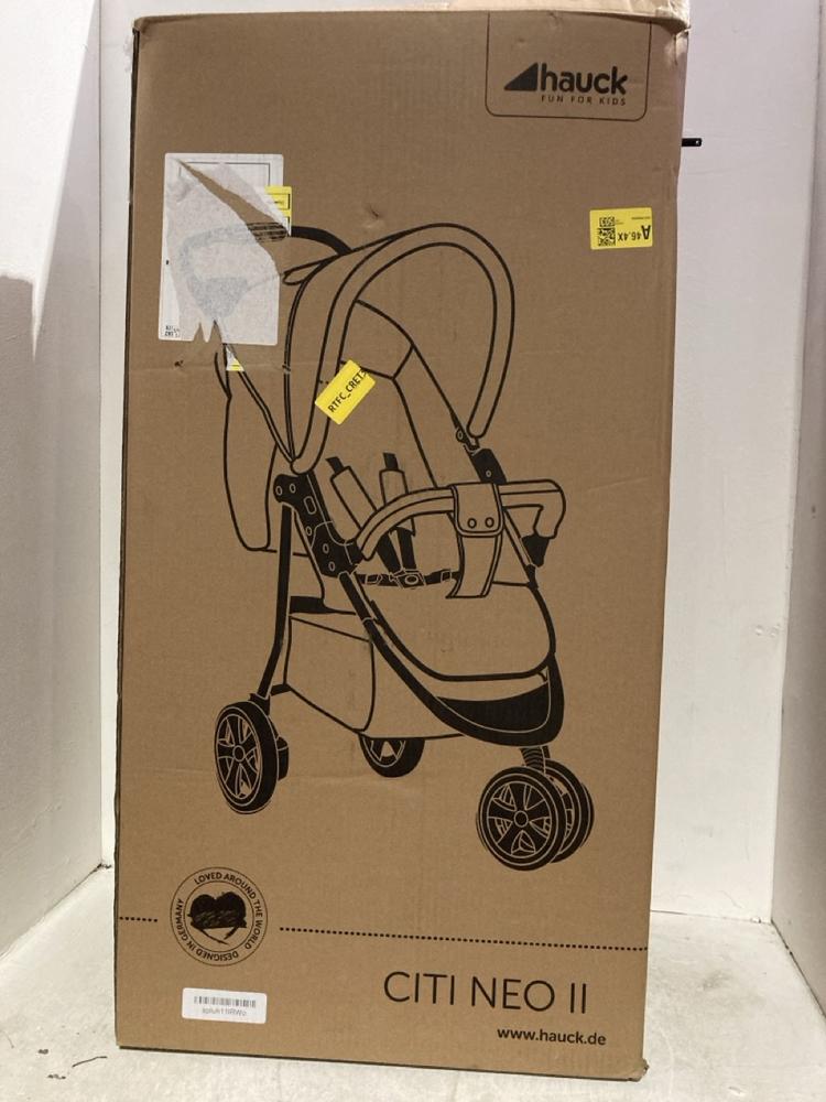 Lot 1179  
            Birmingham SR107 - Parcel Delivery Only 

                
HAUCK CITI NEO 2 STONE PUSHCHAIR 7.5KG-22KG