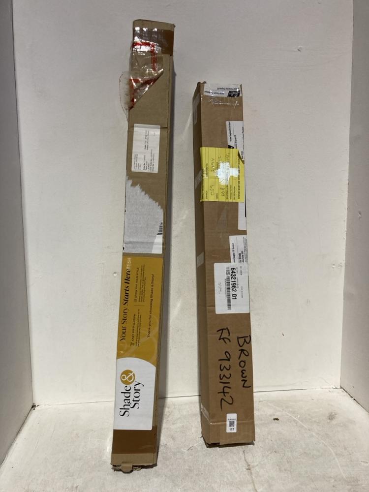 Lot 117  
            Birmingham SR107 - Parcel Delivery Only 

                
ASSORTED SHADE & STORY BLINDS TO INCLUDE 2 ITEMS TOTAL SIZES UNKNOWN