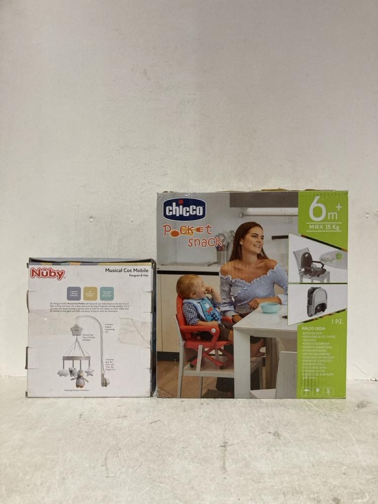 Lot 1201  
            Birmingham SR107 - Parcel Delivery Only 

                
ASSORTED BABY ITEMS TO INCLUDE MUSICAL COT MOBILE PENGUIN & PALS