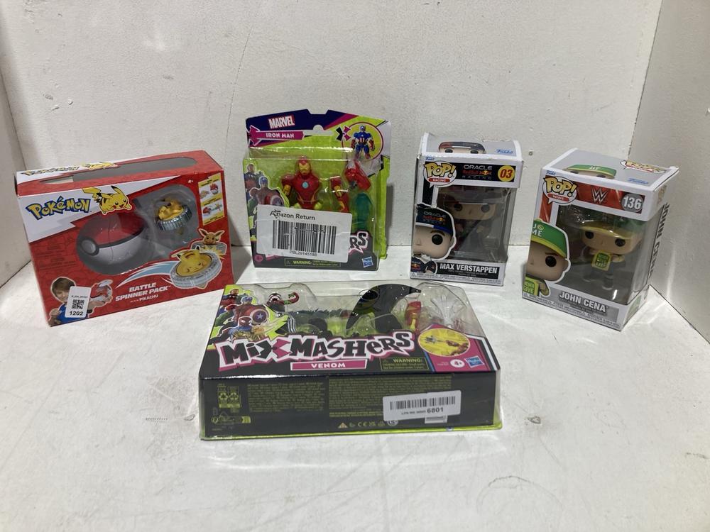 Lot 1202  
            Birmingham SR107 - Parcel Delivery Only 

                
5 X ITEMS TO INCLUDE POKEMON BATTLE SPINNER PACK