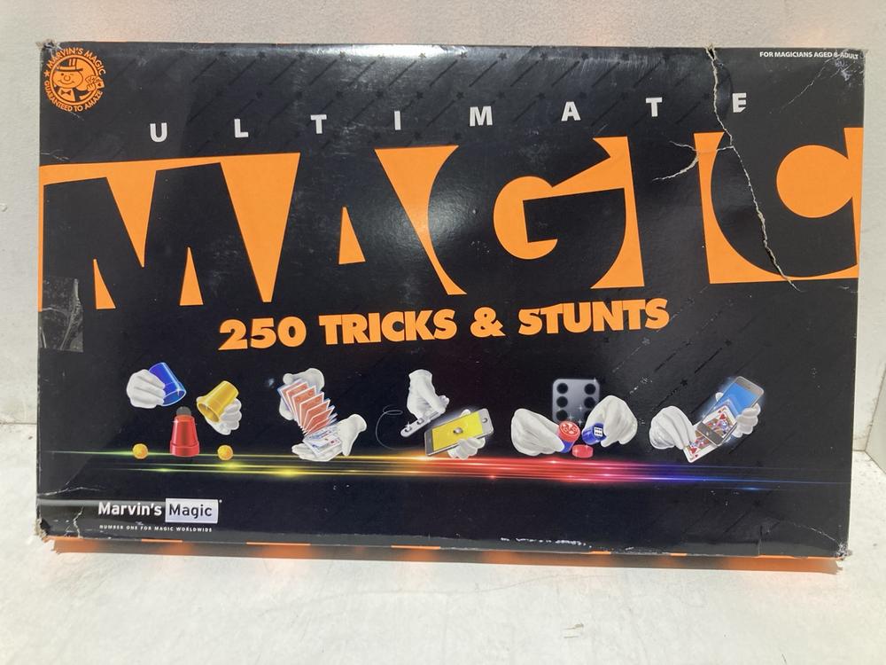 Lot 1203  
            Birmingham SR107 - Parcel Delivery Only 

                
MARVINS MAGIC 250 TRICKS & STUNTS