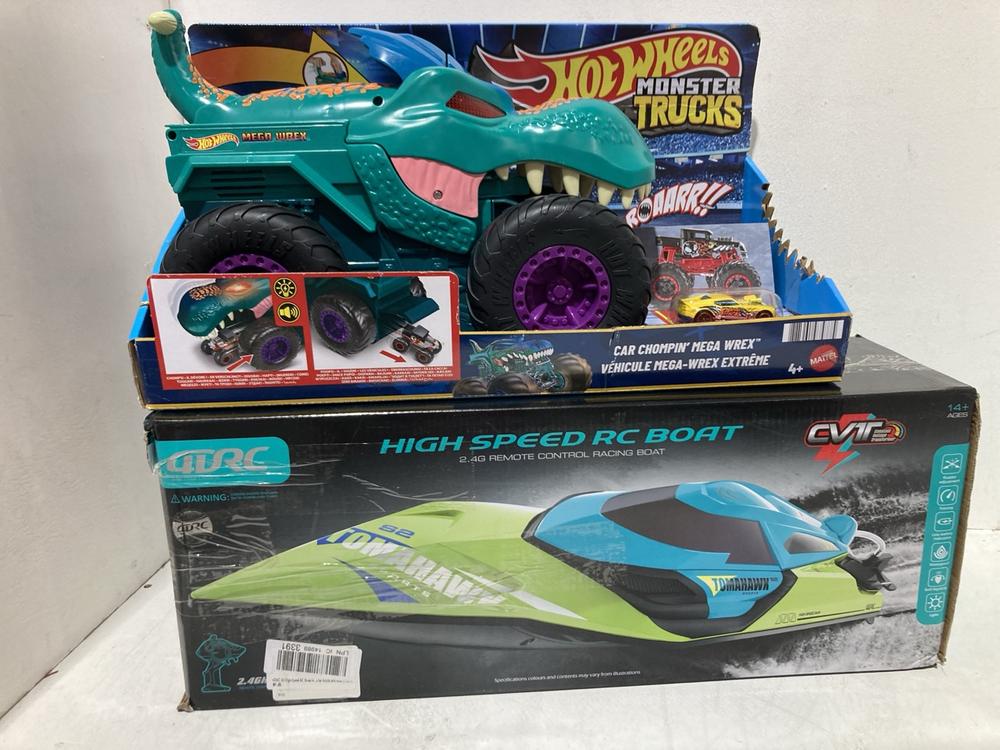 Lot 1208  
            Birmingham SR107 - Parcel Delivery Only 

                
2 X ITEMS TO INCLUDE HOT WHEELS MONSTER TRUCKS