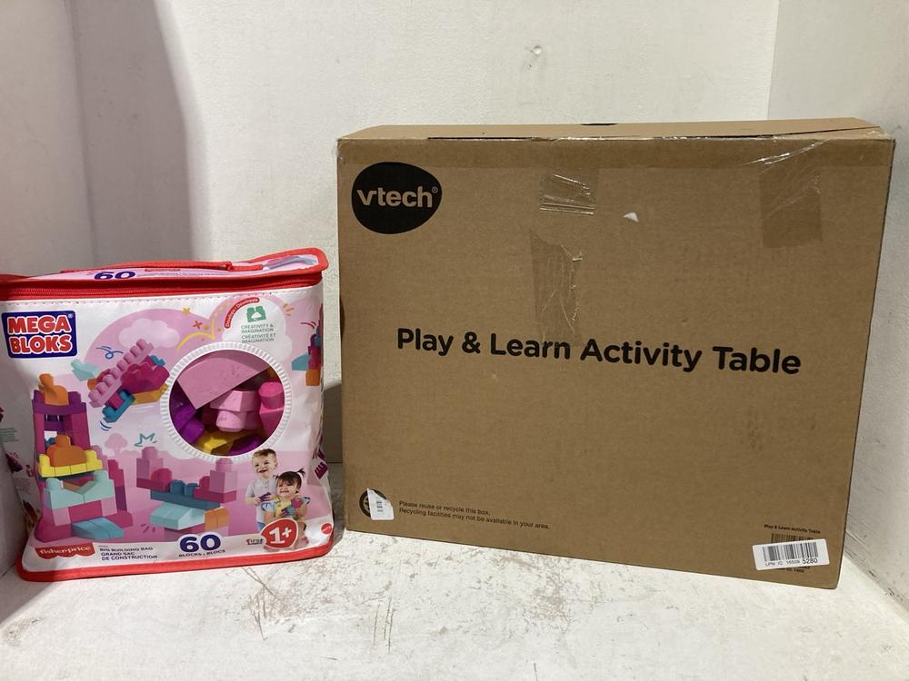 Lot 1210  
            Birmingham SR107 - Parcel Delivery Only 

                
2 X ITEMS TO INCLUDE VTECH PLAY & LEARN ACTIVITY TABLE
