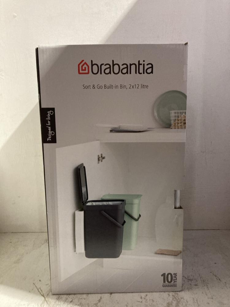 Lot 1212  
            Birmingham SR107 - Parcel Delivery Only 

                
BRABANTIA 2 X 12 L BIN