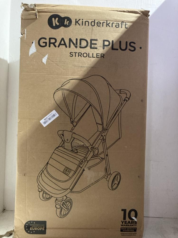 Lot 1215  
            Birmingham SR107 - Parcel Delivery Only 

                
KINDERKRAFT GRANDE PLUS STROLLER