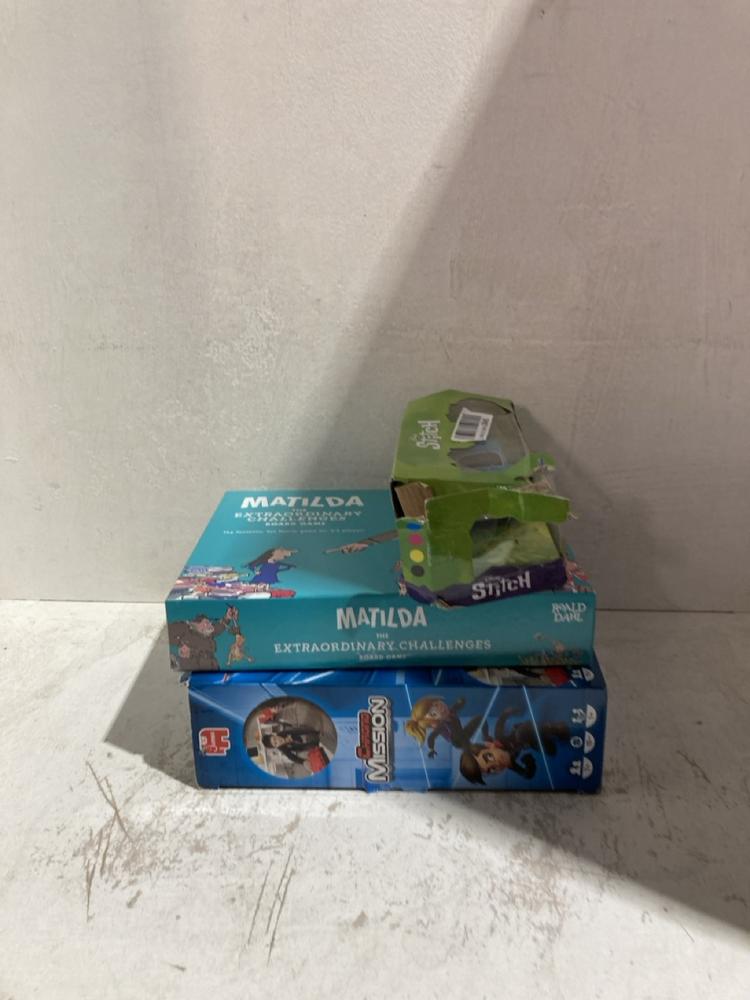 Lot 1225  
            Birmingham SR107 - Parcel Delivery Only 

                
3 X ITEMS TO INCLUDE CHRONO MISSION