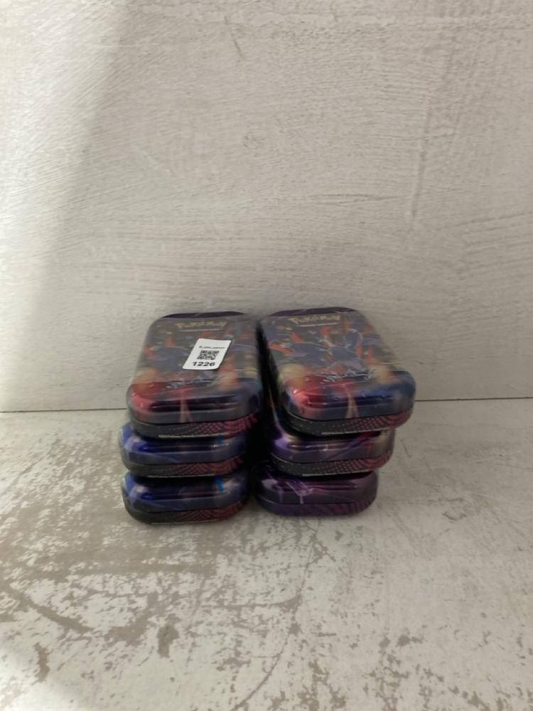 Lot 1226  
            Birmingham SR107 - Parcel Delivery Only 

                
6 X POKEMON TRADING GAME CARDS