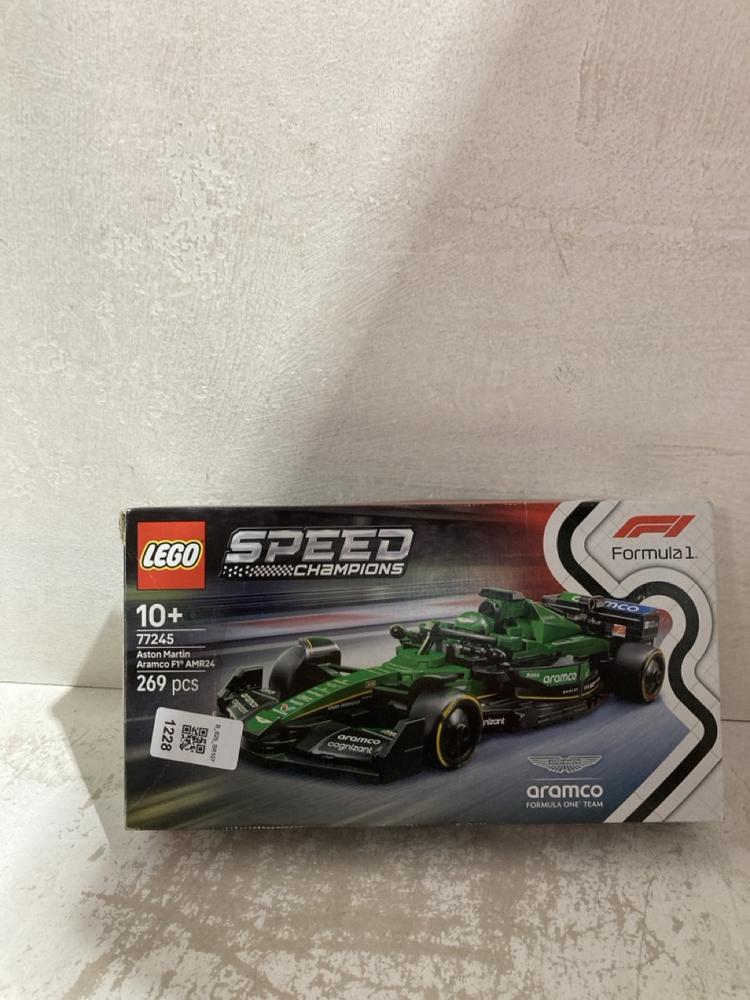 Lot 1228  
            Birmingham SR107 - Parcel Delivery Only 

                
LEGO FORMULA 1 SPEED CHAMPIONS ASTON MARTIN AMR 24 77245