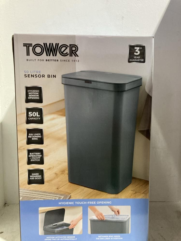 Lot 1233  
            Birmingham SR107 - Parcel Delivery Only 

                
TOWER 50L SENSOR BIN