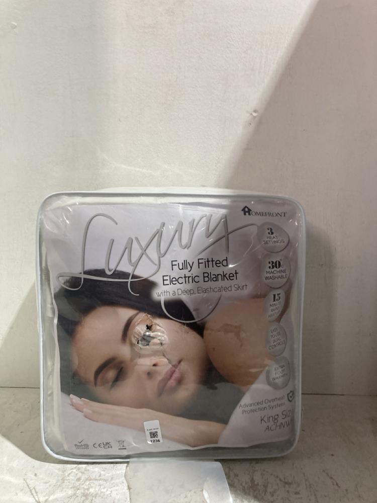 Lot 1236  
            Birmingham SR107 - Parcel Delivery Only 

                
LUXURY FULLY FITTED ELECTRIC BLANKET