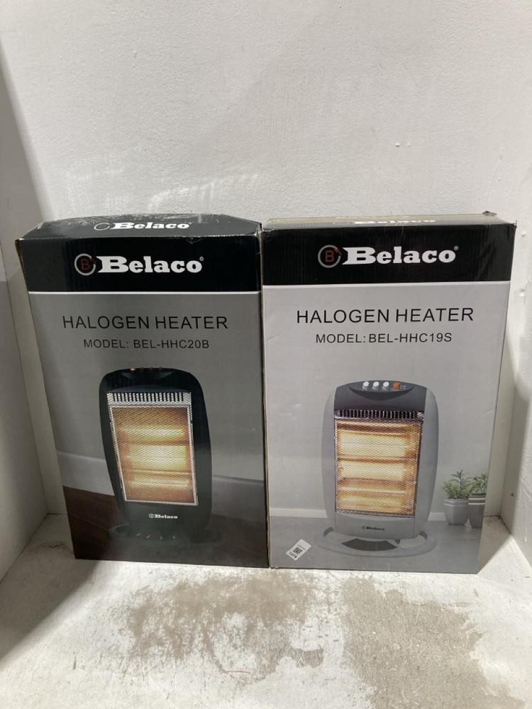 Lot 1278  
            Birmingham SR107 - Parcel Delivery Only 

                
2 X BELACO HALOGEN HEATERS