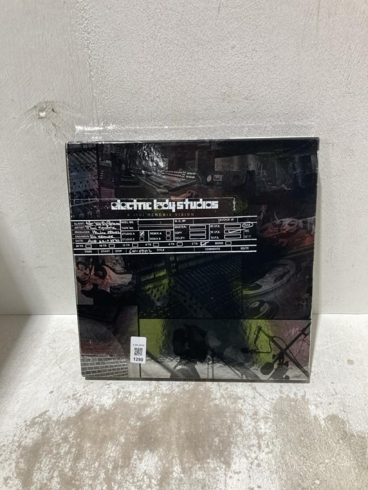 Lot 1280  
            Birmingham SR107 - Parcel Delivery Only 

                
ELECTRIC LADY STUDIOS JIMI HENDRIX VISION