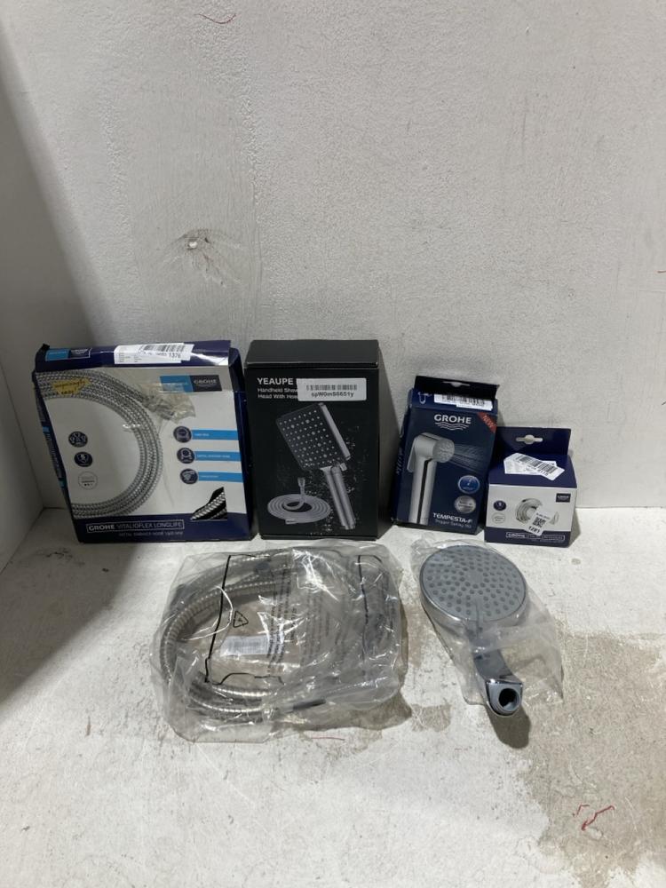 Lot 1281  
            Birmingham SR107 - Parcel Delivery Only 

                
6 X ITEMS TO INCLUDE GROHE TEMPESTA-F TRIGGER SPRAY