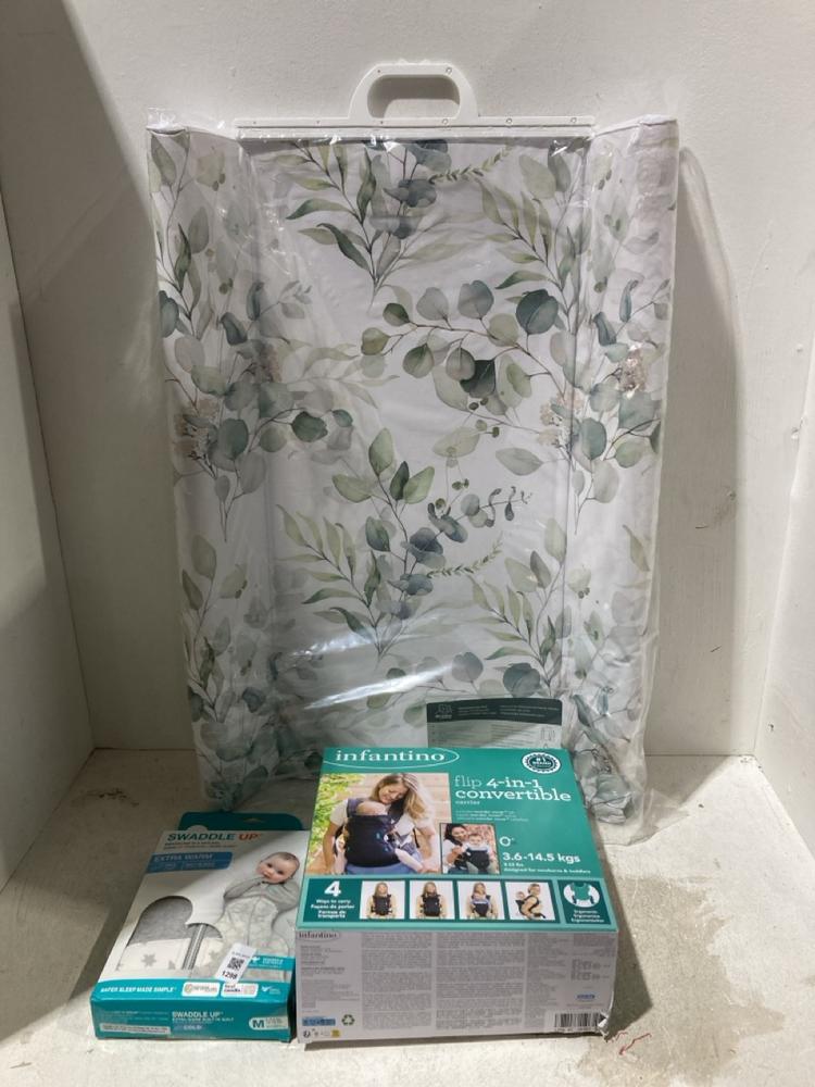 Lot 1298  
            Birmingham SR107 - Parcel Delivery Only 

                
3 X ITEMS TO INCLUDE LOVE TO DREAM SWADDLE UP M 13-19 LBS