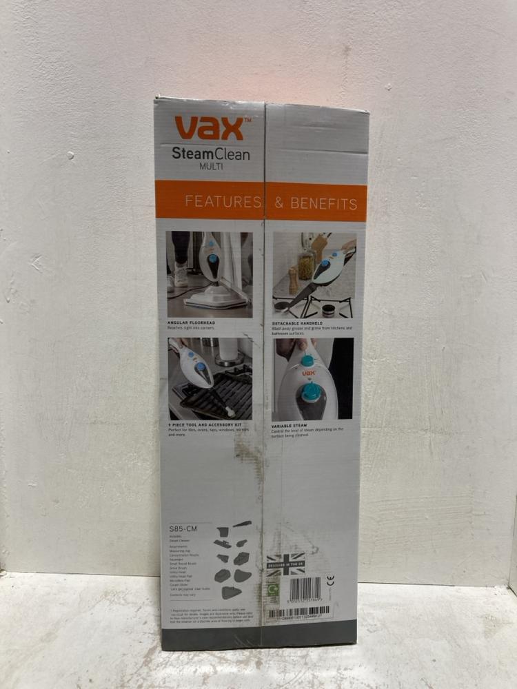 Lot 1335  
            Birmingham SR107 - Parcel Delivery Only 

                
VAX MULTI STEAM CLEAN