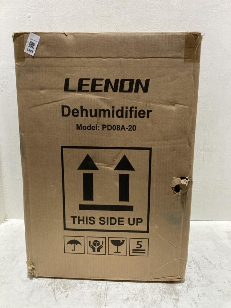 Lot 1345  
            Birmingham SR107 - Parcel Delivery Only 

                
LENOVO DEHUMIDIFIER MODEL PD08A-20