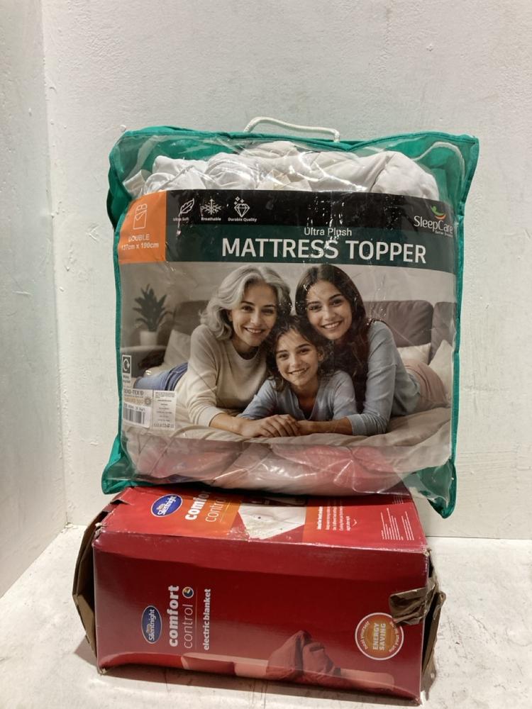 Lot 1348  
            Birmingham SR107 - Parcel Delivery Only 

                
2 X ITEMS TO INCLUDE SILENT NIGHT ELECTRIC BLANKET