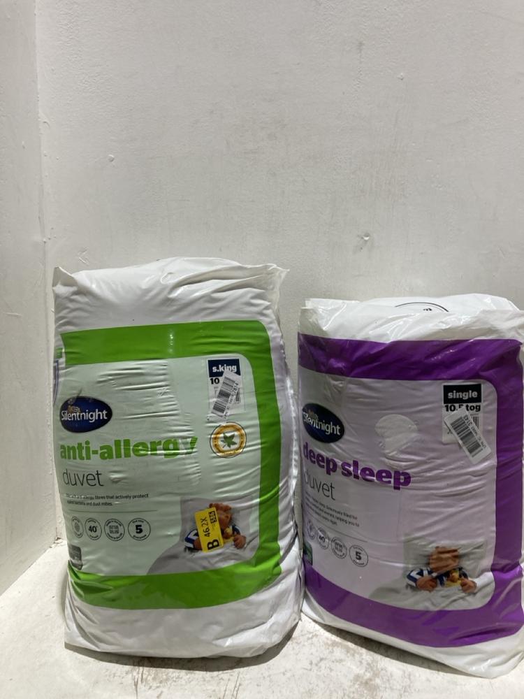 Lot 1350  
            Birmingham SR107 - Parcel Delivery Only 

                
2 X SILENTNIGHT ITEMS TO INCLUDE DEEP SLEEP DUVET SINGLE