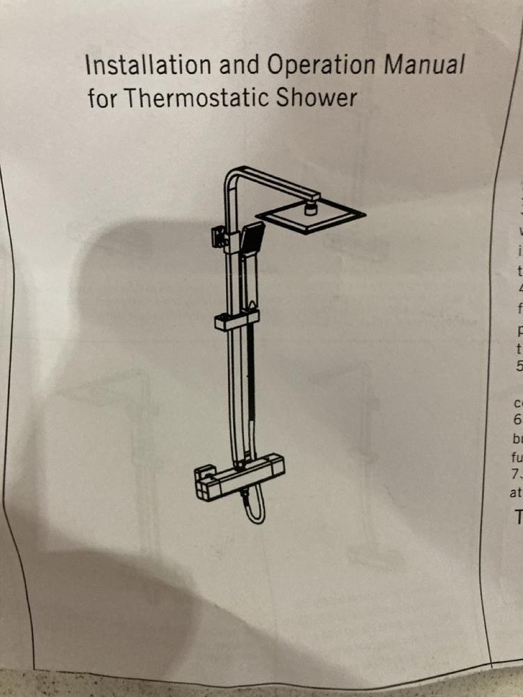 Lot 191  
            Birmingham SR107 - Parcel Delivery Only 

                
BIUBIU BATH THERMOSTATIC SHOWER MIXER SET