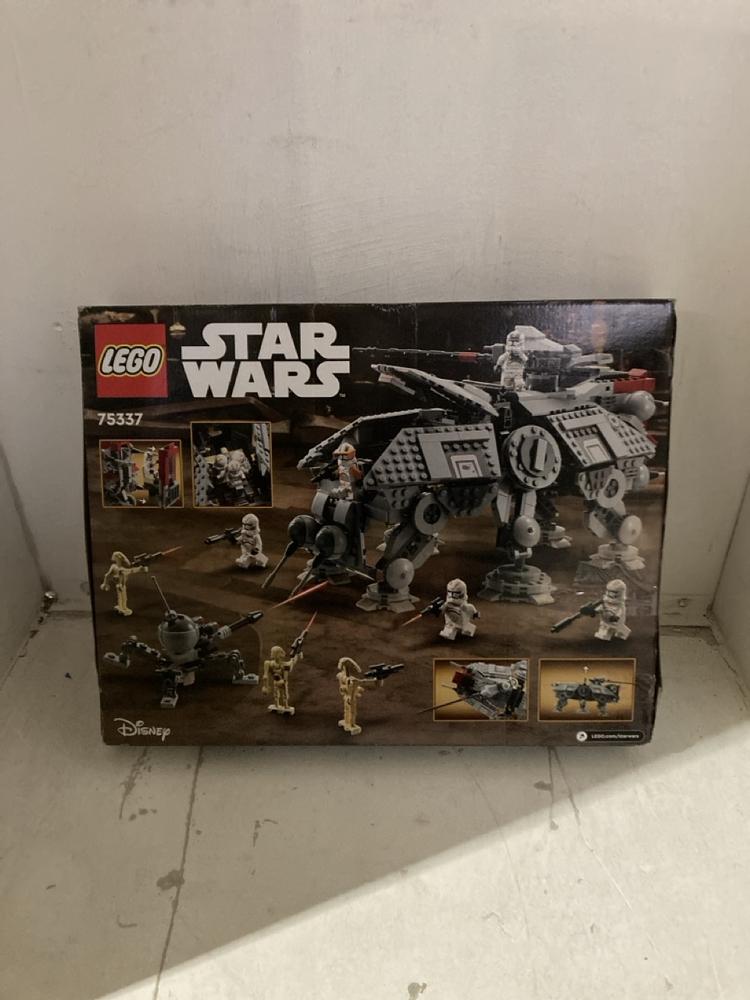 Lot 1  
            Birmingham SR107 - Parcel Delivery Only 

                
LEGO STAR WARS AT-TE WALKER 75337 ORIGINAL RRP £119