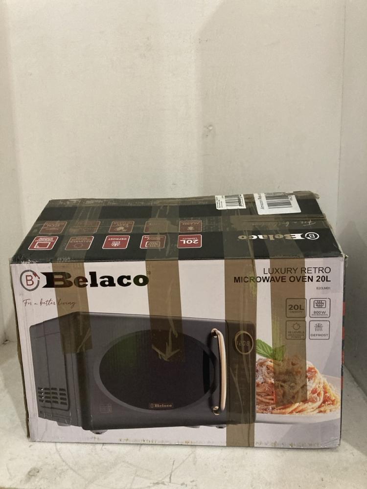 Lot 211  
            Birmingham SR107 - Parcel Delivery Only 

                
BELACO LED DIGITAL MICROWAVE OVEN 20L 800W