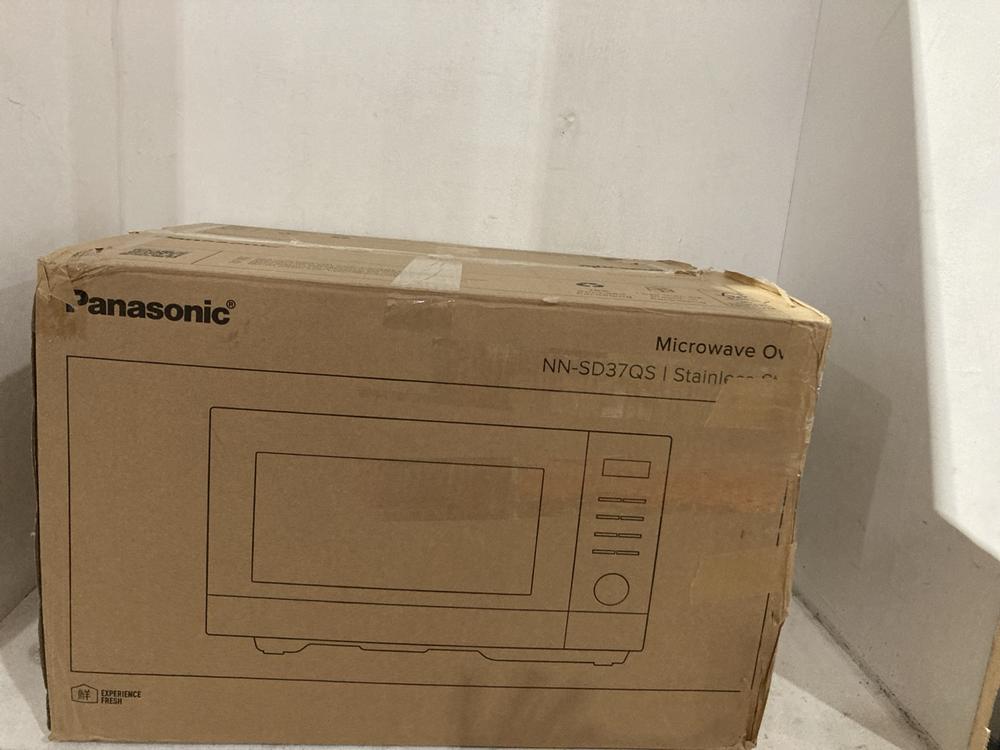 Lot 212  
            Birmingham SR107 - Parcel Delivery Only 

                
PANASONIC STAINLESS STEEL MICROWAVE OVEN 29L 1000W