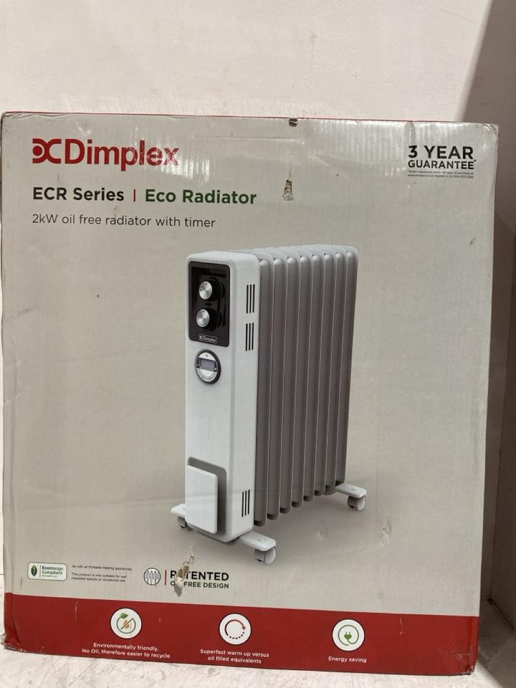 Lot 236  
            Birmingham SR107 - Parcel Delivery Only 

                
DIMPLEX ECR SERIES ECO OIL FILLED RADIATOR