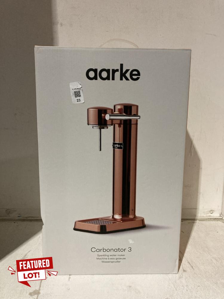 Lot 23  
            Birmingham SR107 - Parcel Delivery Only 

                
AARKE CARBONATOR 3 COPPER FINISH ORIGINAL RRP £179